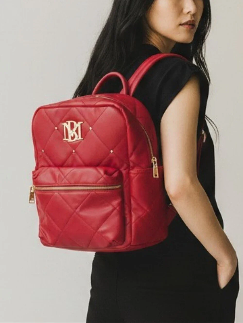 Badgley Mischka quilted designer